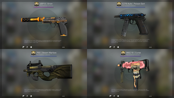 Banned Huntsman Collection Items CSGO