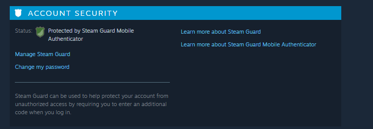 How to change your password on Steam