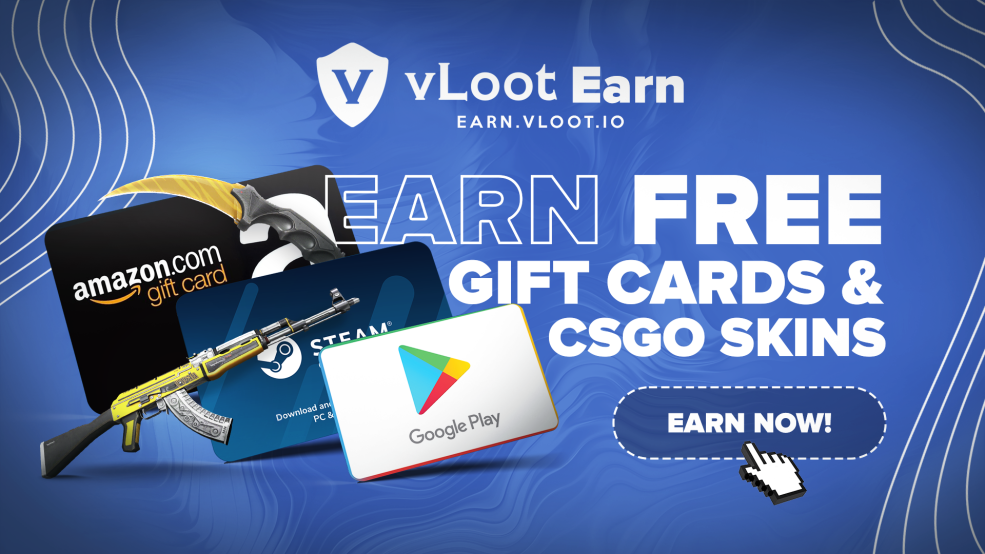 Earn free Steam Wallet Codes and CSGO Skins