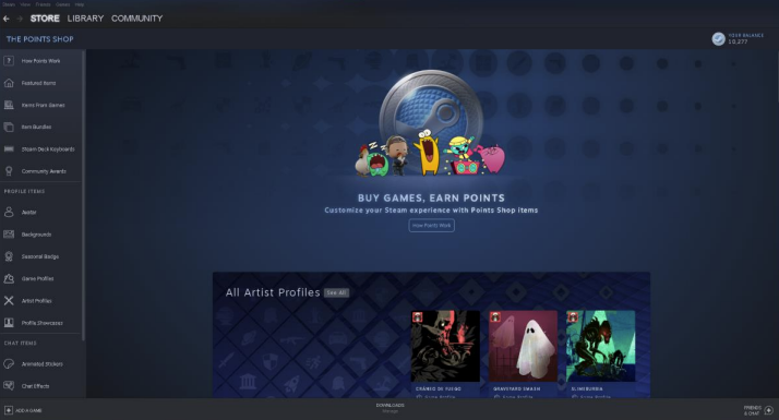 Purchasable], Animated Steam Artwork