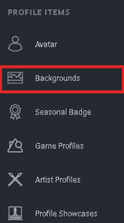 Steam Profile Items 2022