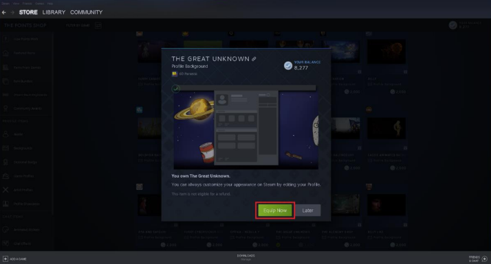 Steam Community :: Guide :: How to: Preview Avatars, Frames, Animated  Backgrounds & More from the Steam Points Shop on Your Profile