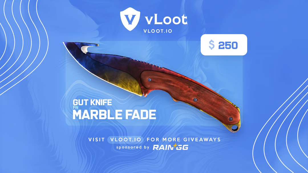 Gut Knife Marble Fade Giveaway 2024