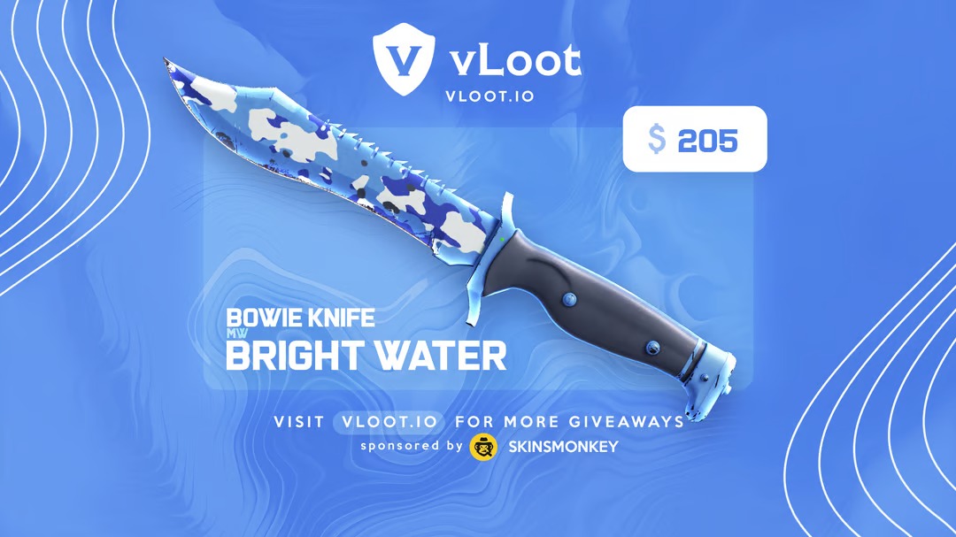 Free Bowie Knife Bright Water 2025