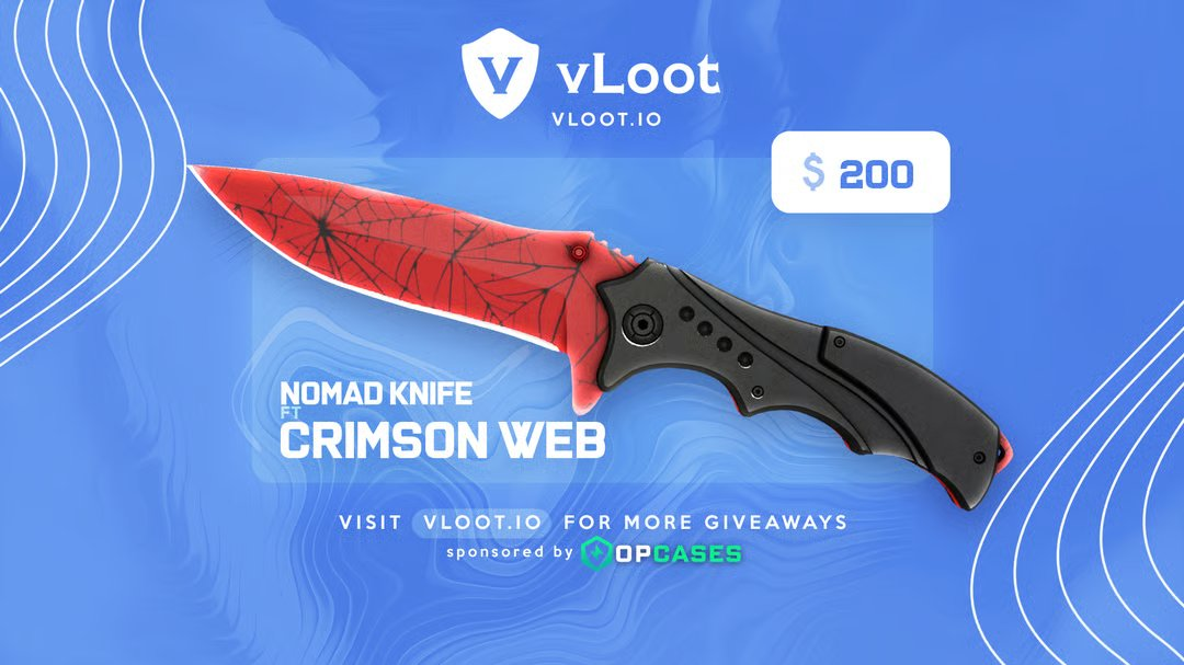 Free Nomad Knife Crimson Web CS2