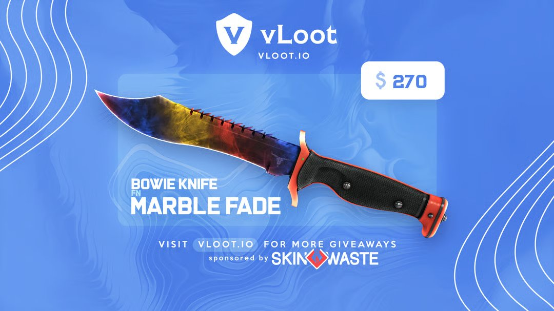 Free Bowie Knife Marble Fade CS2