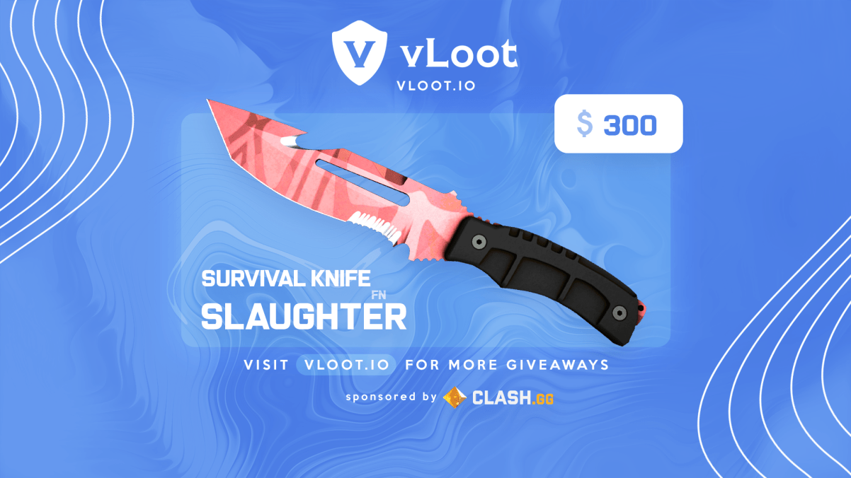 Your chance to win a FREE Survival Knife Slaughter FN