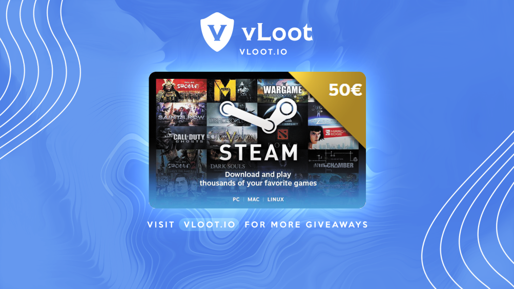 50€ Steam Gift Card Giveaway