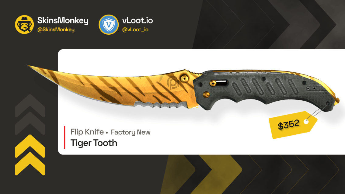 Flip Knife Tiger Tooth Giveaway