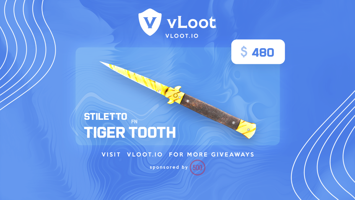 Stiletto Tiger Tooth Giveaway