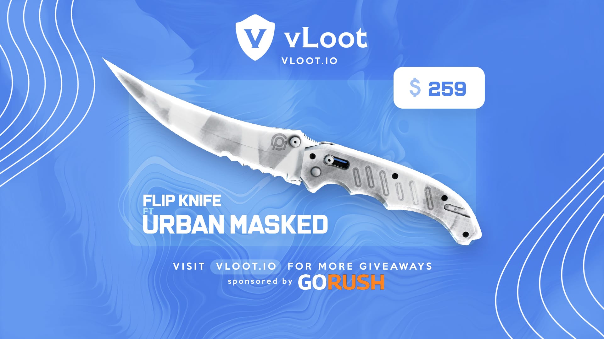 Flip Knife Urban Masked Giveaway CS2