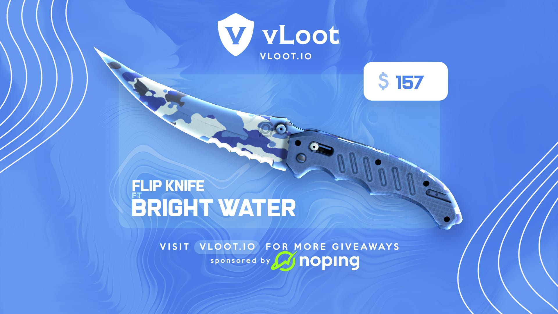 Flip Knife Bright Water Giveaway CS2