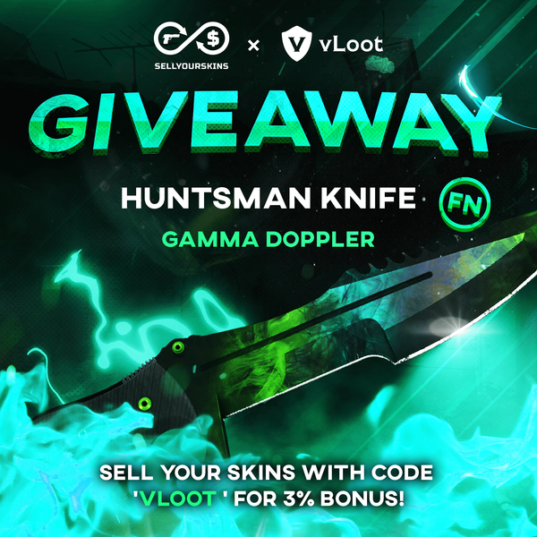Huntsman Knife Gamma Doppler Giveaway