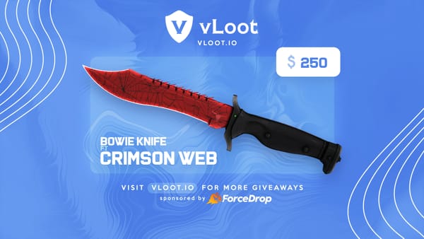 Bowie Knife Crimson Web Giveaway