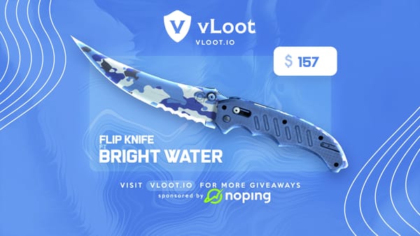 Flip Knife Bright Water Giveaway CS2
