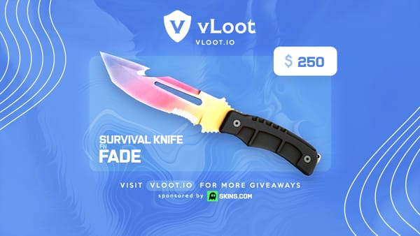 Survival Knife Fade Giveaway CS2