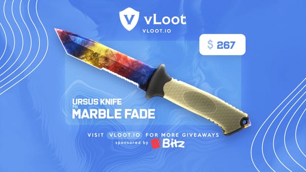 Free Ursus Knife Marble Fade CS2